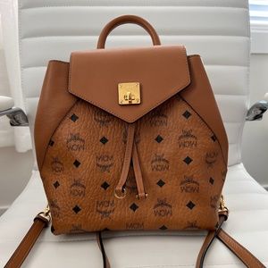 MCM Essential Visetos Original Small Backpack